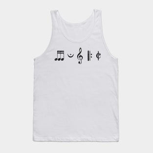 Music in Glyphs Tank Top